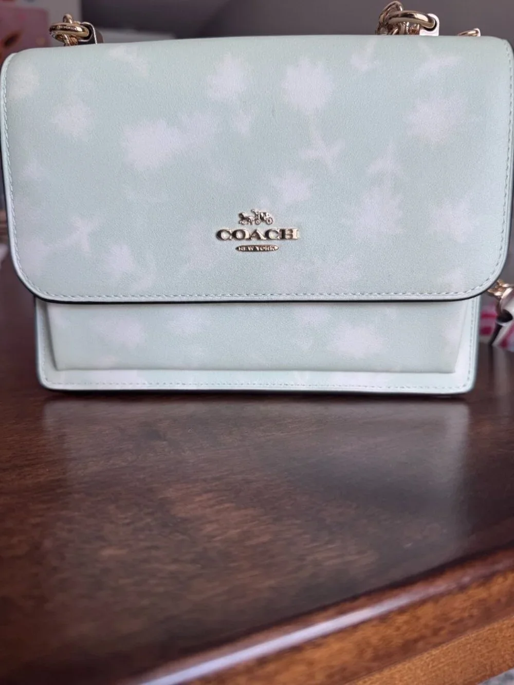 Coach Mini Klare Crossbody Bag with Floral Print | Like New